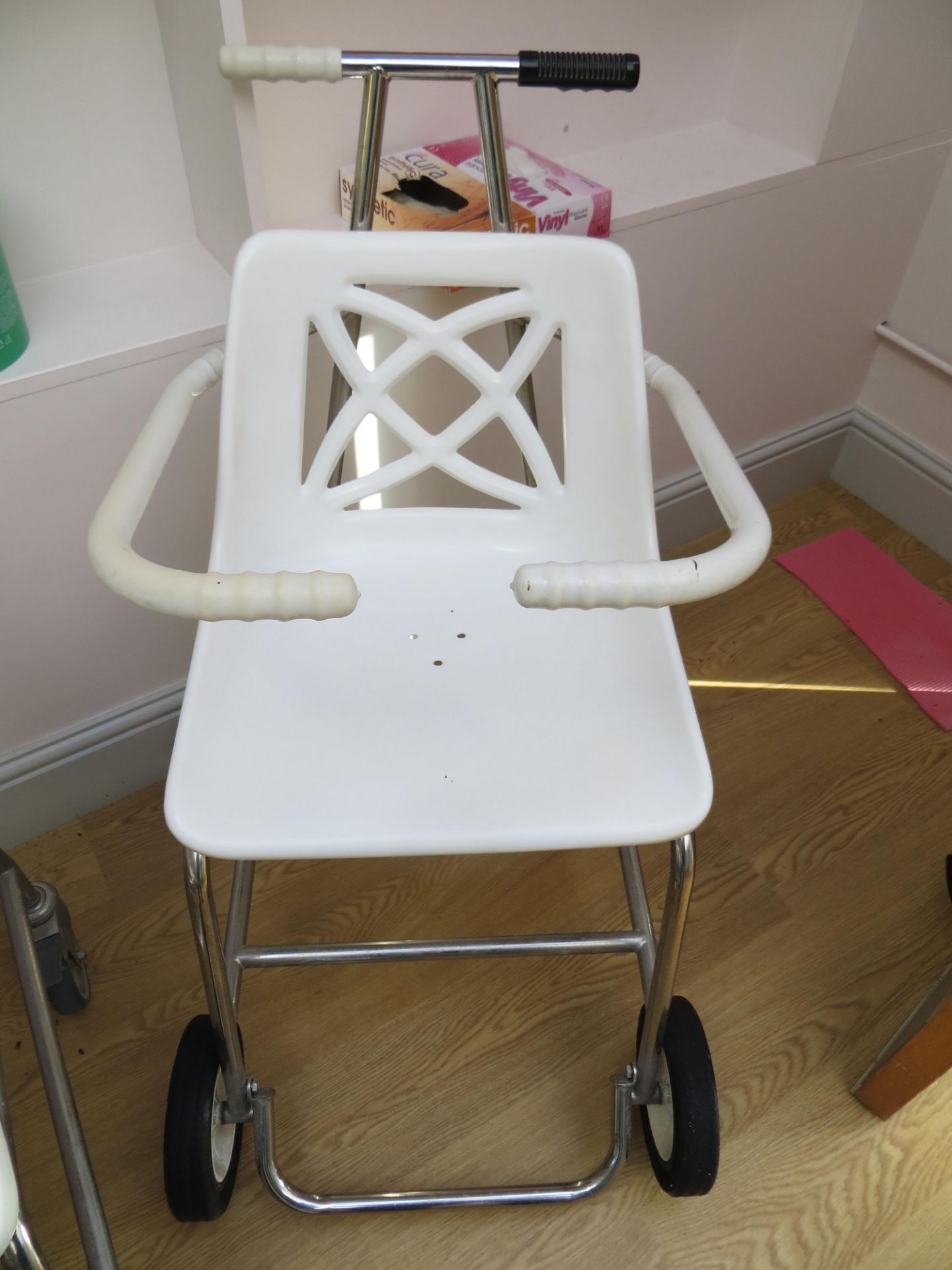 Two mobile shower chairs - Image 2 of 2