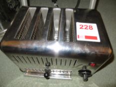 Buffalo CB432 4 slice toasater 240v s/n 341400026