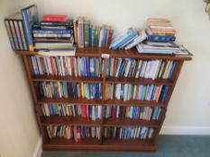 Book case & contents to include large number of religious books