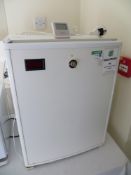 TUV Coolzone locable drugs chiller with digital temp display model CZ5112 class N s/n 302599/0702