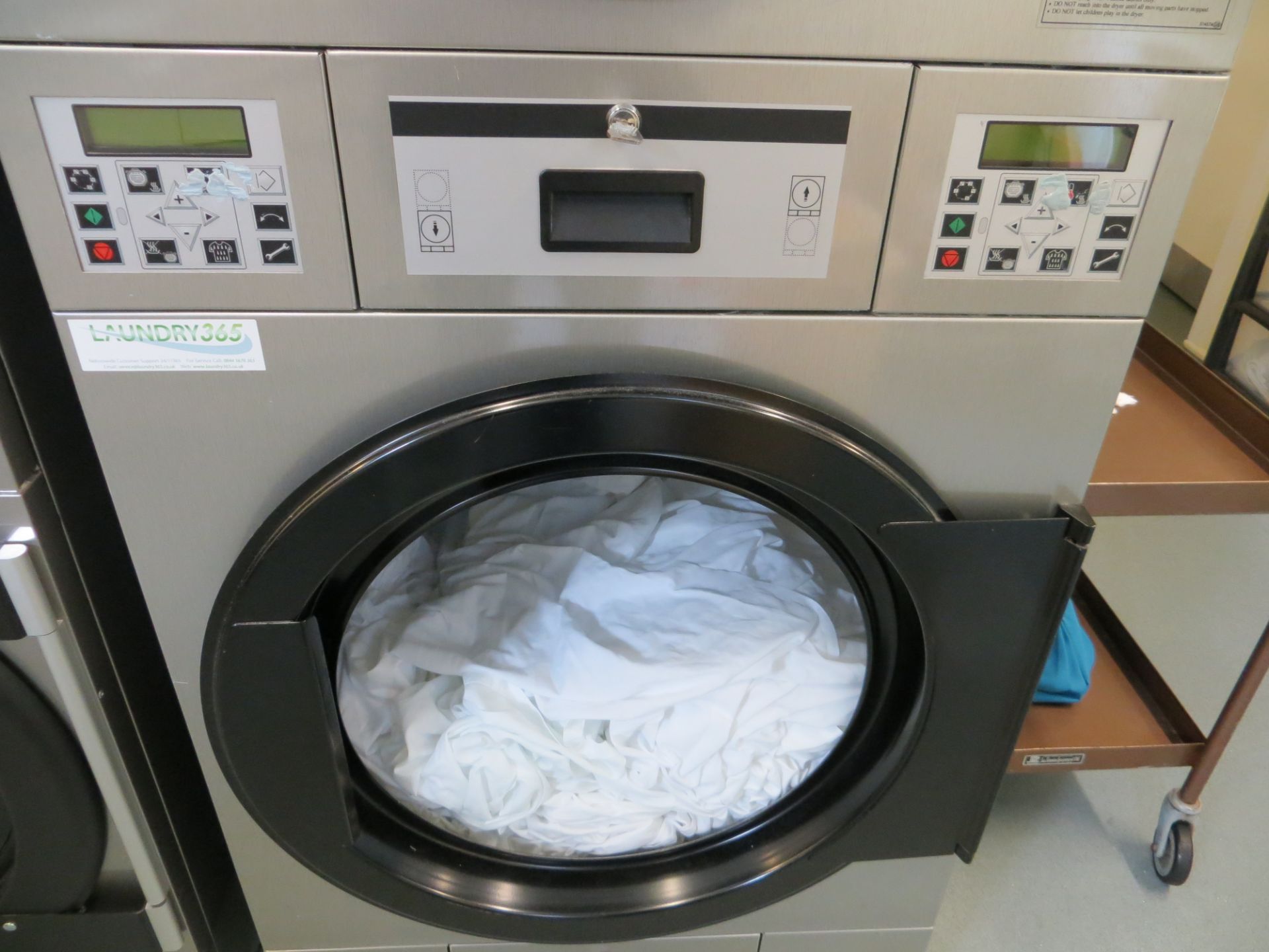 Primus T1313 Dual Drum 2x13Kg Stacked Commercial Gas Tumble Dryer s/n BTD 002004NV 240v (2008) Gas - Image 3 of 4