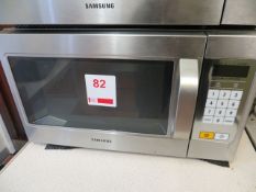 Samsung stainless steel 1100W microwave oven model CN1089 (2016)