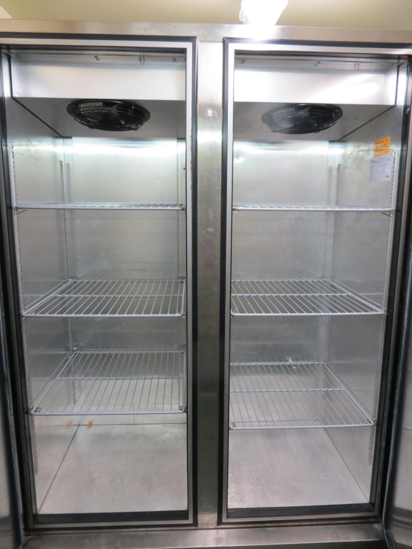 Foster FSL800L mobile 2-door stainless steel upright freezer s/n E5263780 - Image 2 of 3