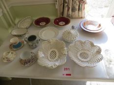 Various crockery as lotted