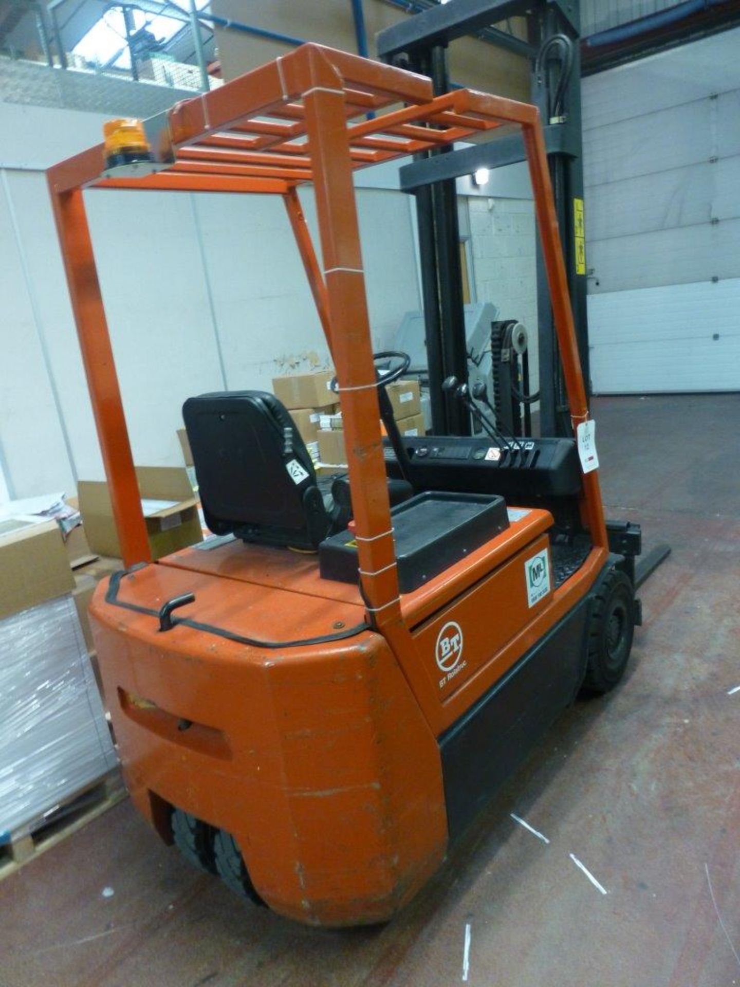 BT Rolatruc Model CB1800 F battery powered counter-balance fork lift truck, capacity: 1,750Kg with - Image 2 of 4