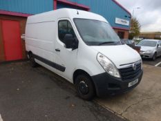 Vauxhall Movano 33 L2 diesel FWD 2.3 CDTi 100PS H2 panel van Registration no. FD11 AWV Date of