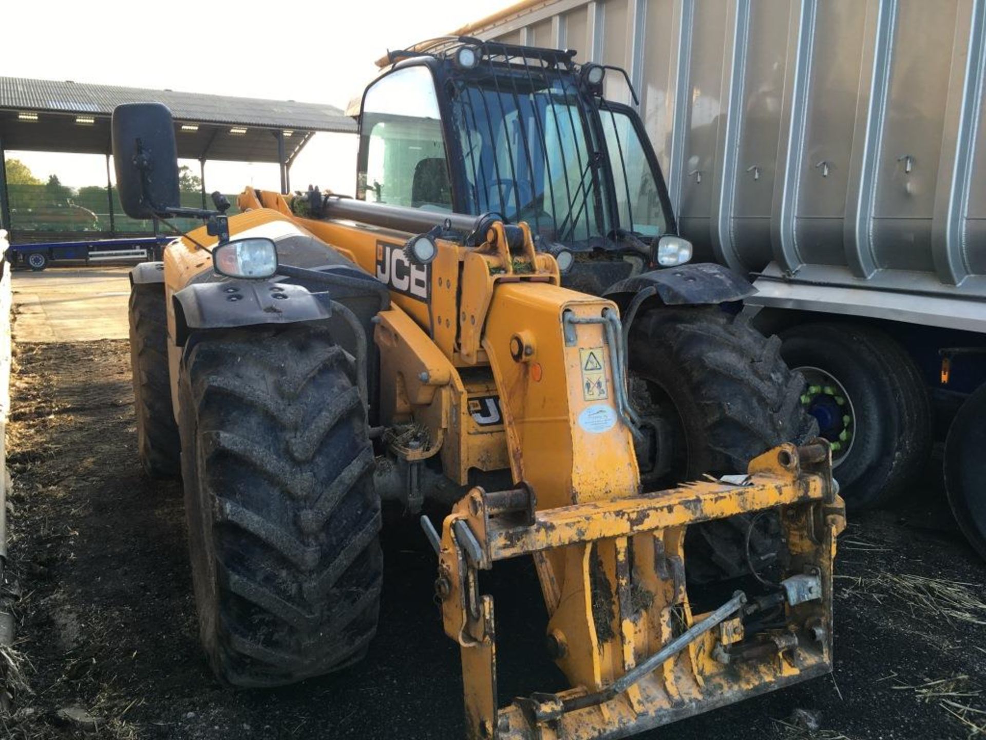 JCB 535-95 Agri Super telehandler with rear hitch, YOM: 2017, Reg: AV17 MFF, No.