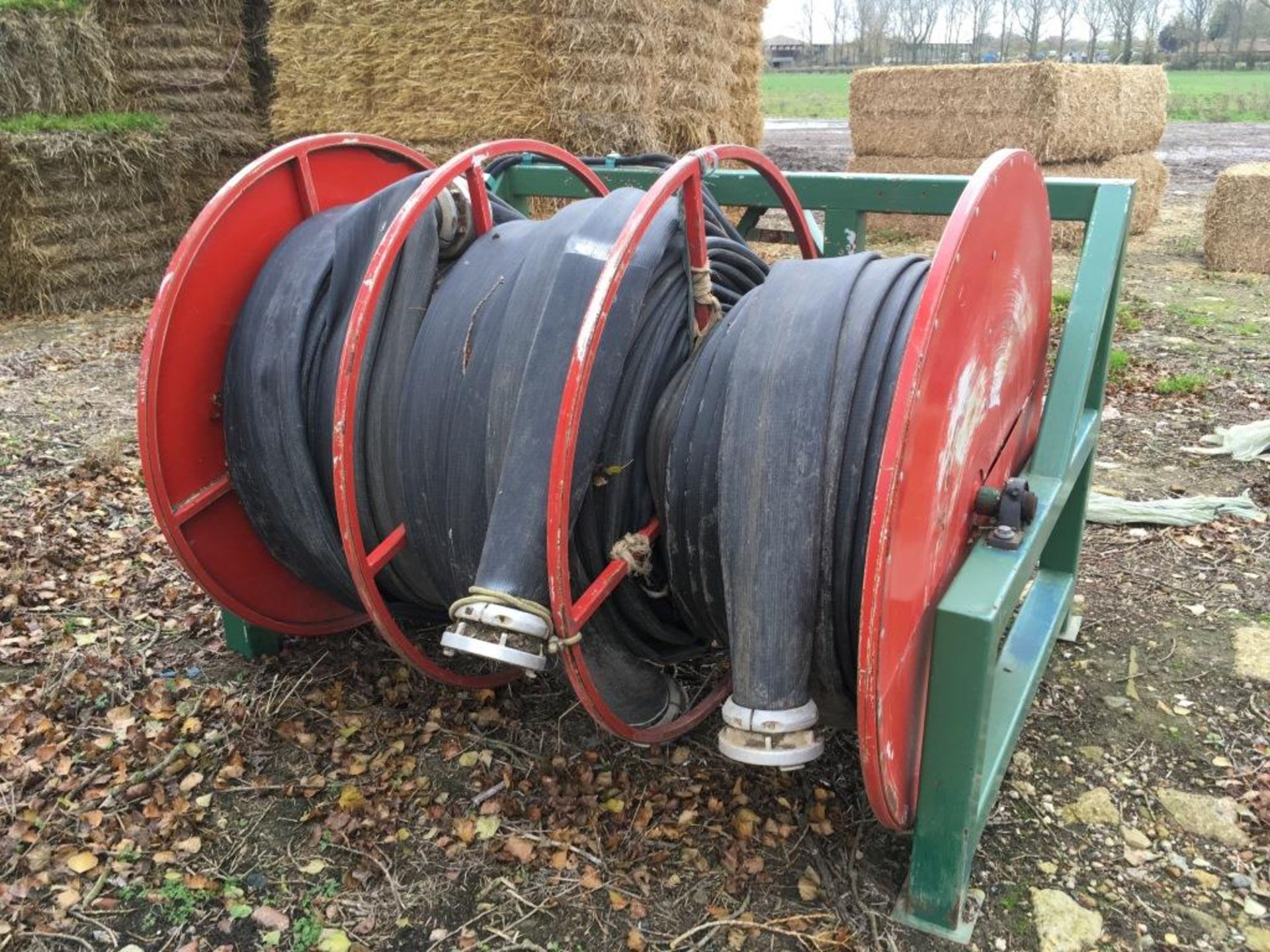 Front / rear mounted hydraulic powered hose reeler with a quantity of hose - Image 3 of 3