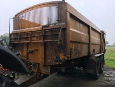 Richard Western SF18 HS twin axle trailer, sprung drawbar, YOM: 2015, No.