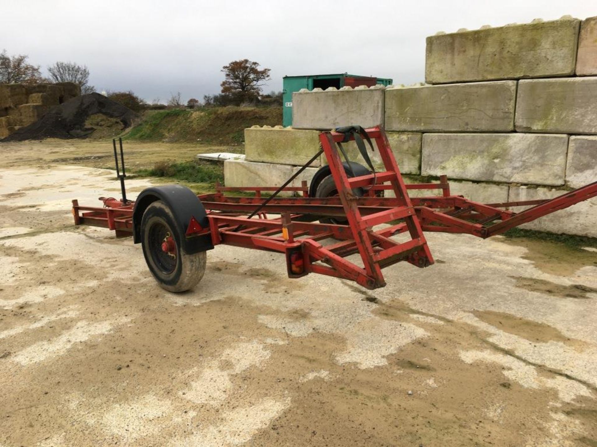 Single axle car trailer - Image 2 of 5