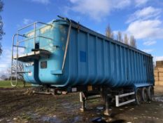 General Trailers DJDSA3 aluminium bulker trailer, triaxle axle suspension and super singles,