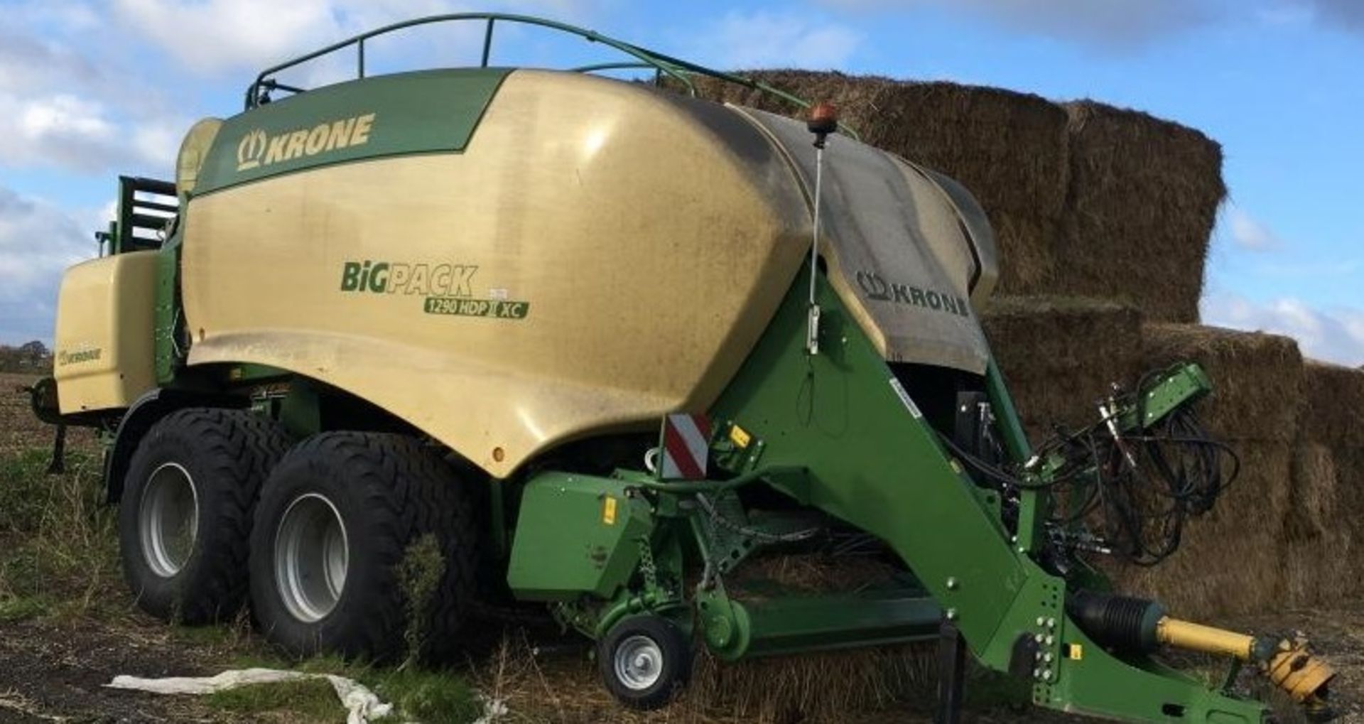 Krone Big Pack 1290 HDP II XC baler, YOM: 2017, No. BP2Z972597