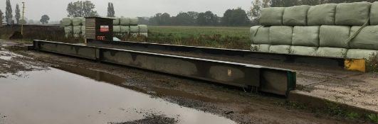 60' above ground weighbridge, 50 ton capacity with weigh equipment and hut. **NB A work Method