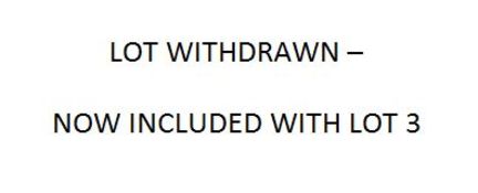 Please note - Lot withdrawn - this lot is now included within lot 3 - Quicke black edition Q66...