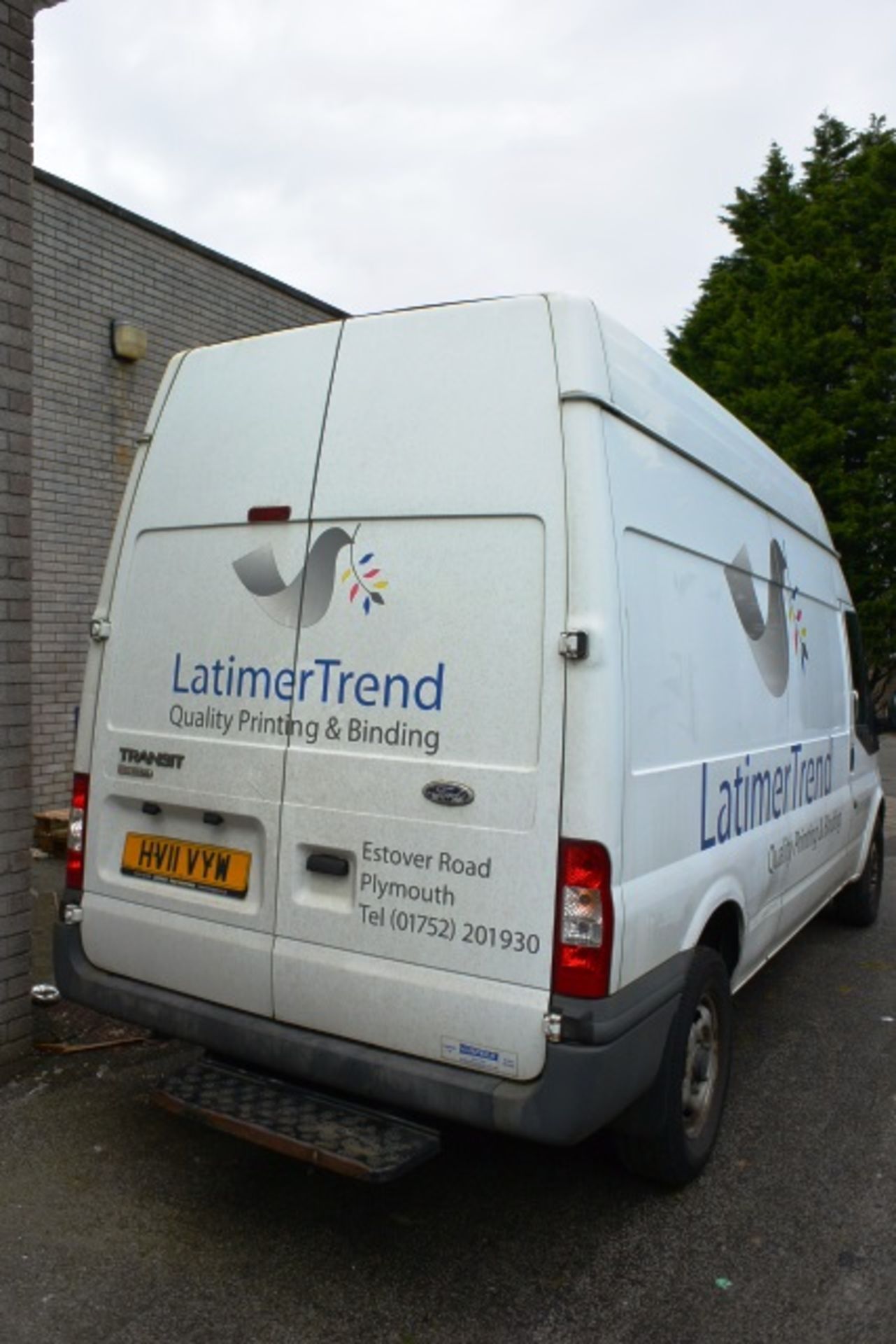 Ford Transit 115 T350 sign written high roof van, Registration No. HV11 VYW, 188,500 miles, MOT:... - Image 3 of 9