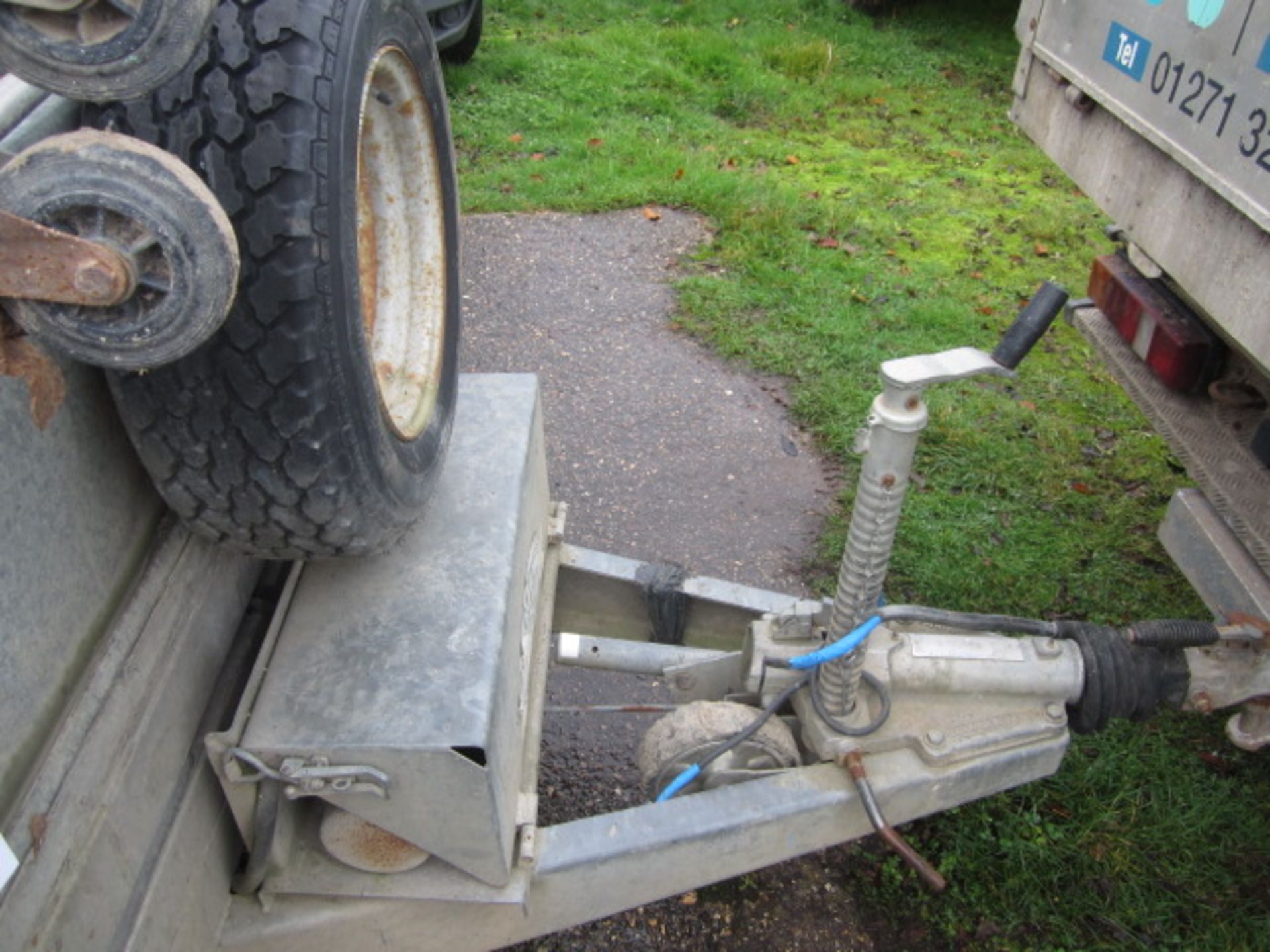 Graham Edwards Trailers Ltd twin axle dropside tipping trailer, model TP106, s/n: 5710 905, gross - Image 6 of 7