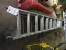 3 x assorted Aluminium step ladders