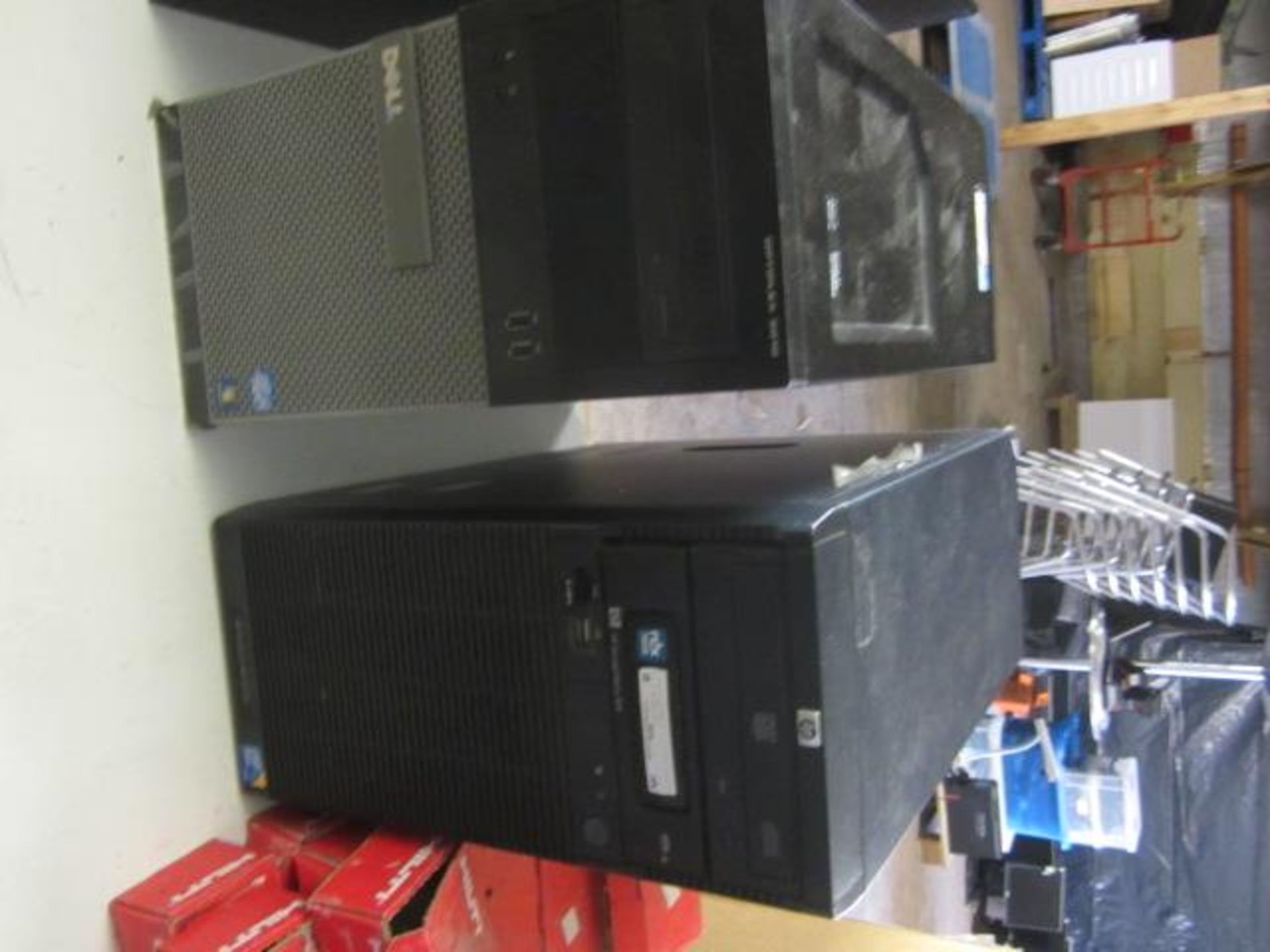 4 x assorted computer towers including Mesh, Dell, HP Proliant MC11096 - Image 3 of 3