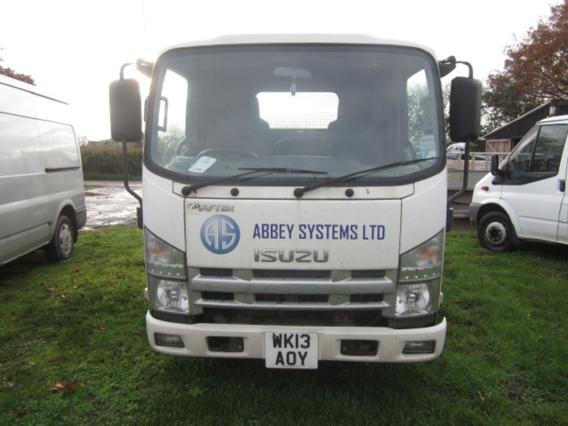 Isuzu Grafter N35.150 150bhp dropside tipper Registration: WK13 AOY Recorded mileage: 178,830 MOT: - Image 3 of 10