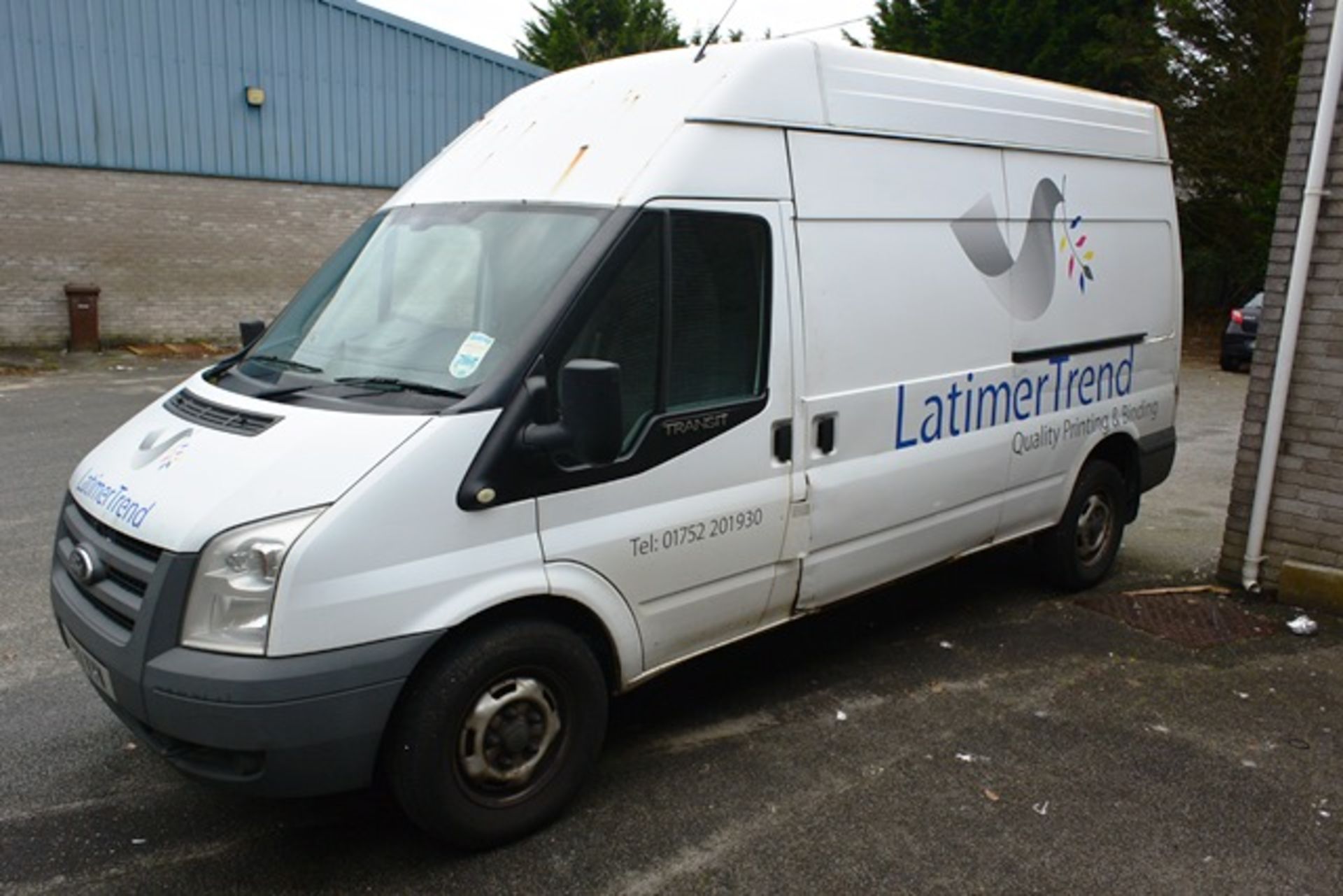 Ford Transit 115 T350 sign written high roof van, Registration No. HV11 VYW, 188,500 miles, MOT:... - Image 4 of 9