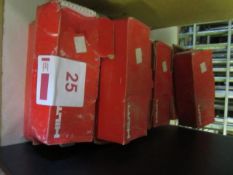 Quantity of Hilti stud bolts