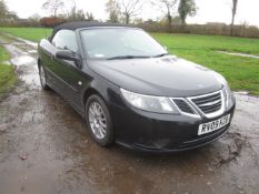 Saab 9-3 Linear SE 1.9TiD 150 automatic 2 door convertible Registration: RV09 KZB Recorded