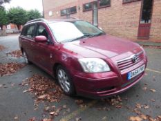 Toyota Avensis T3-S 5-door estate, manual (2004). Registration no. DA54 FMY. MOT until 25 June 2020.