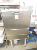 Omniwash Jolly stainless steel dishwasher. Please note this item is located on the first floor.