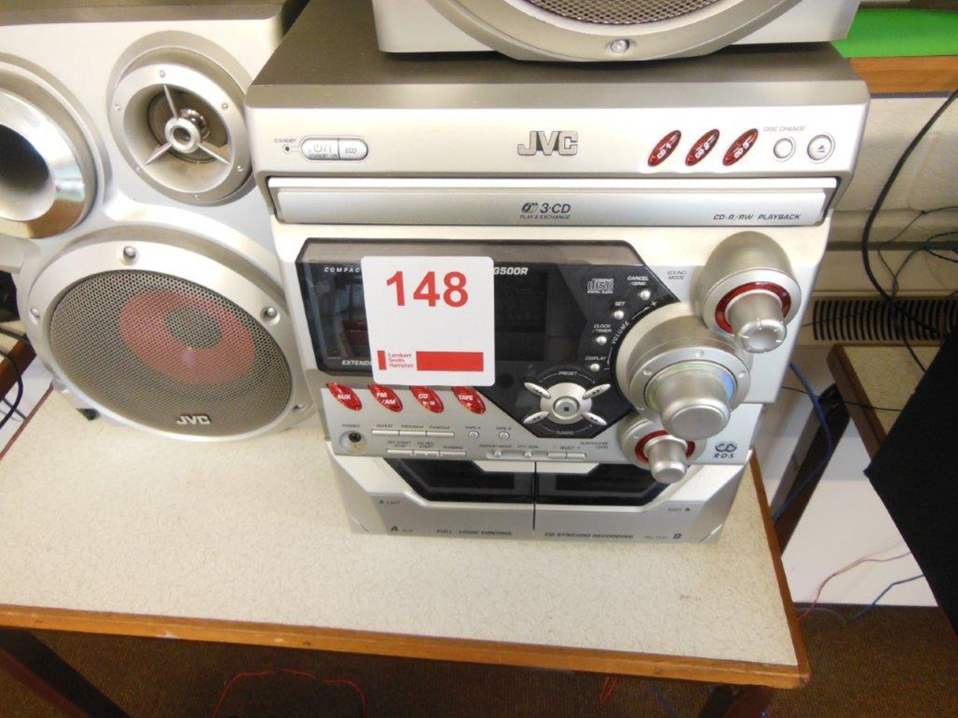 5 assorted hi-fi systems, pair of JBL speakers and a sound activated light set. *(Lot located: - Image 2 of 2