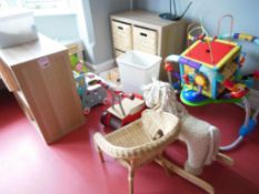 Contents of room including 2 storage cupboards, play tent and a quantity of toys. *(Lot located: