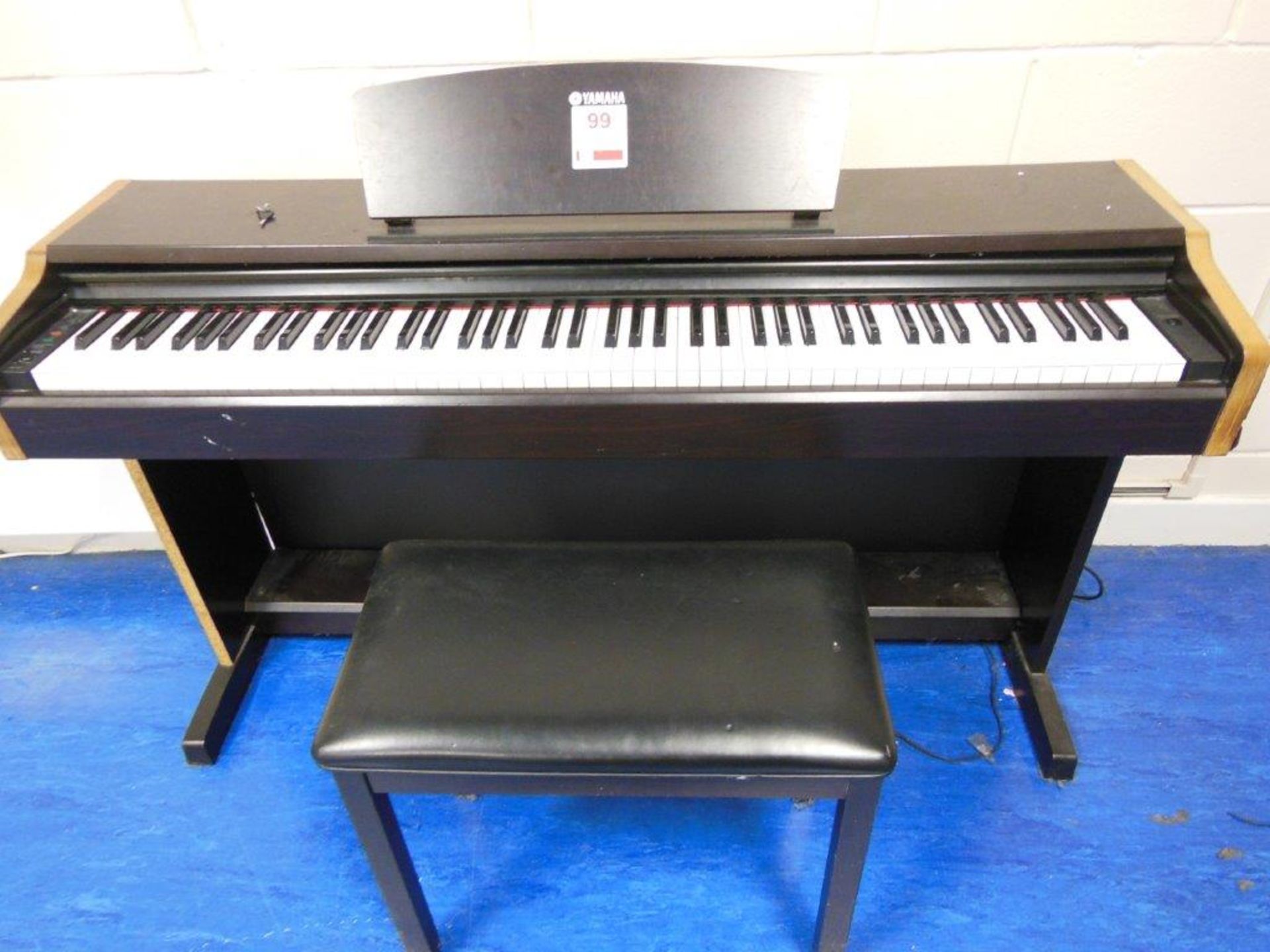 Yamaha WF82000 electric digital piano c/w piano stool . *(Lot located: Milverton Prep School, Park