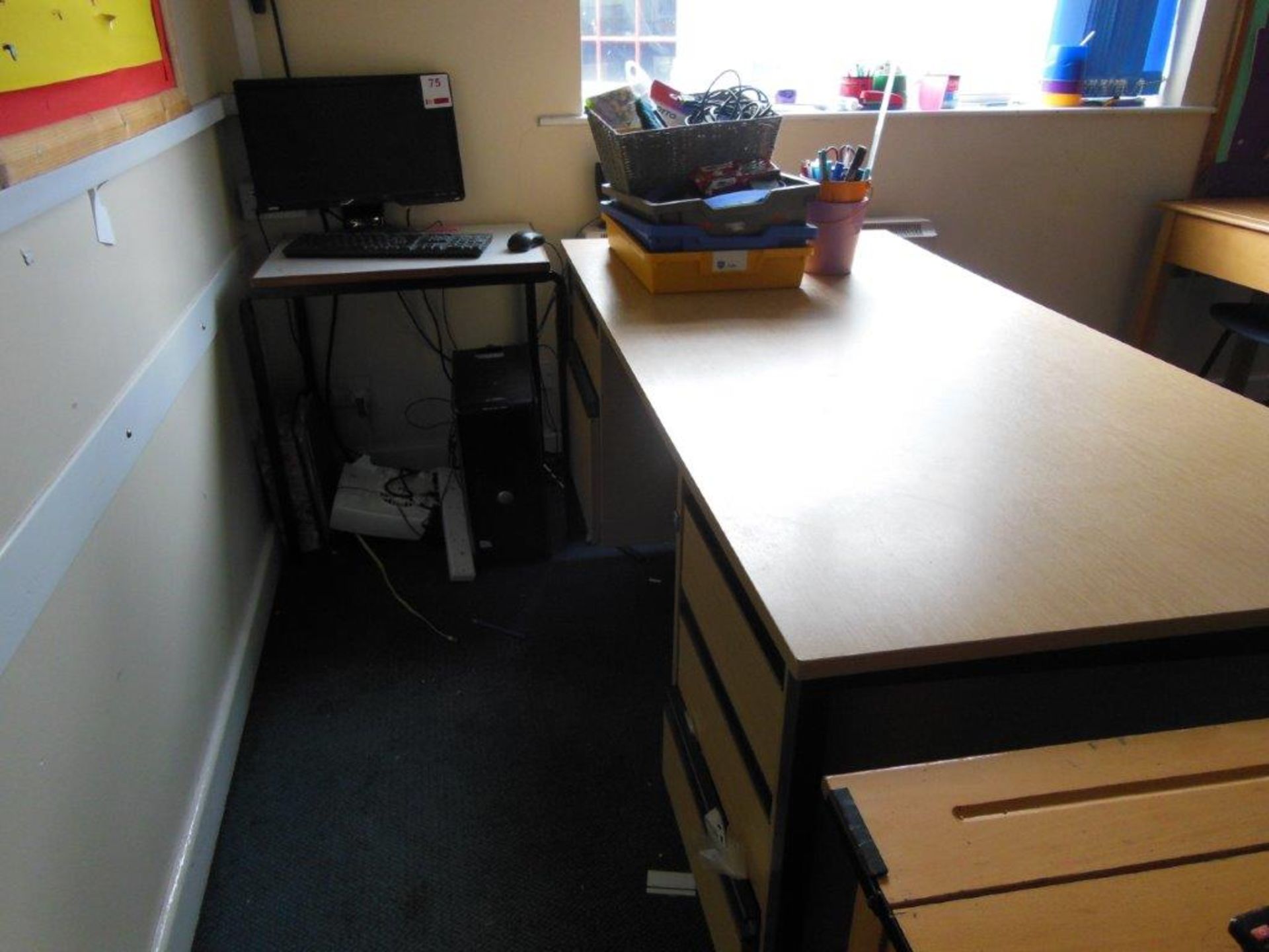 The remaining contents of the room including a Creative speaker system, Dell Optiplex 360 PC with - Image 3 of 5