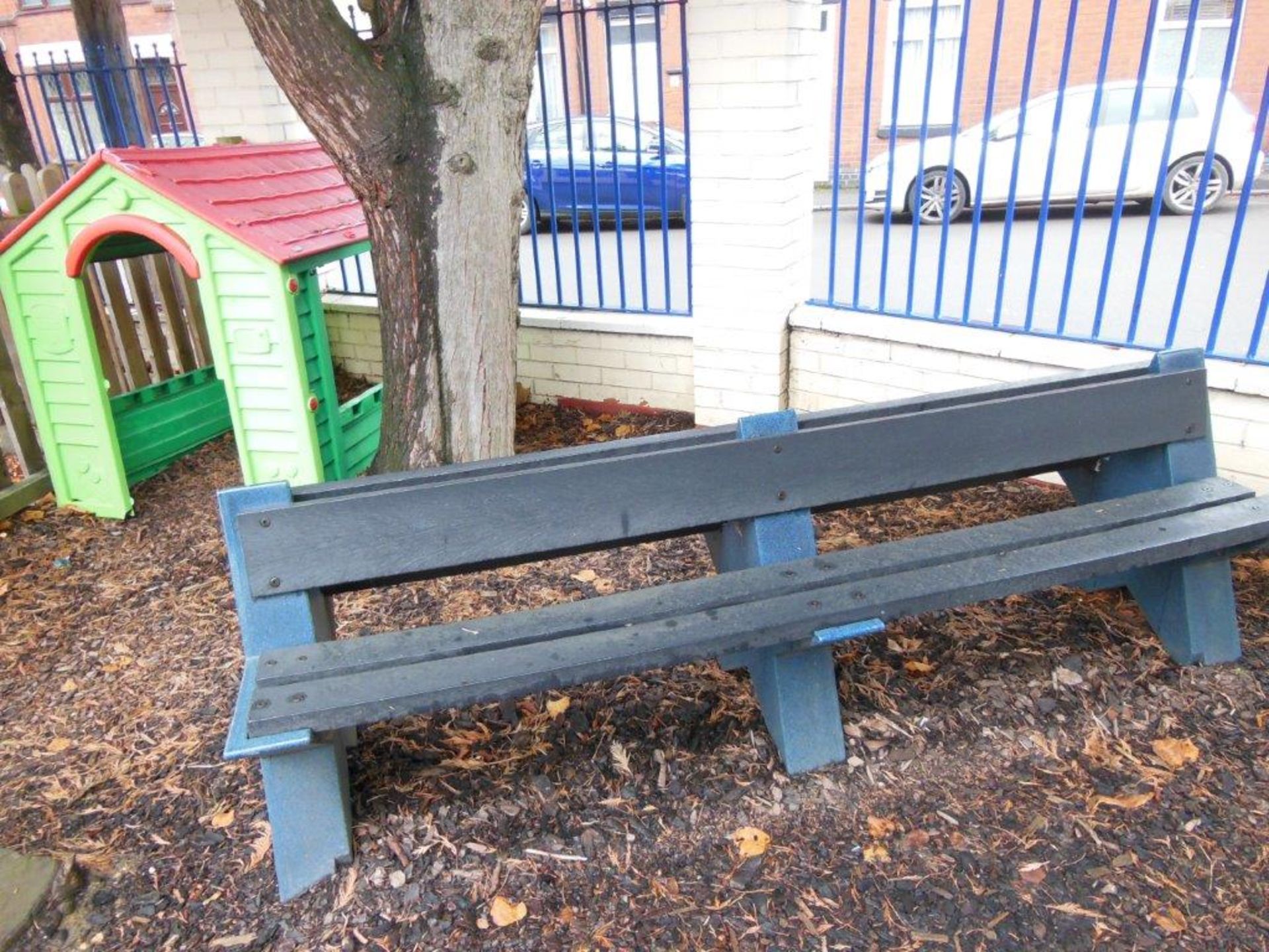 Quantity of outdoor toys including scooters, 2 'Star' benches, 2 playhouses and sundry play - Image 14 of 14