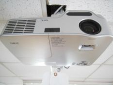 NEC NP40 DLP digital projector. *(Lot located: Milverton Prep School, Park Street, Attleborough,