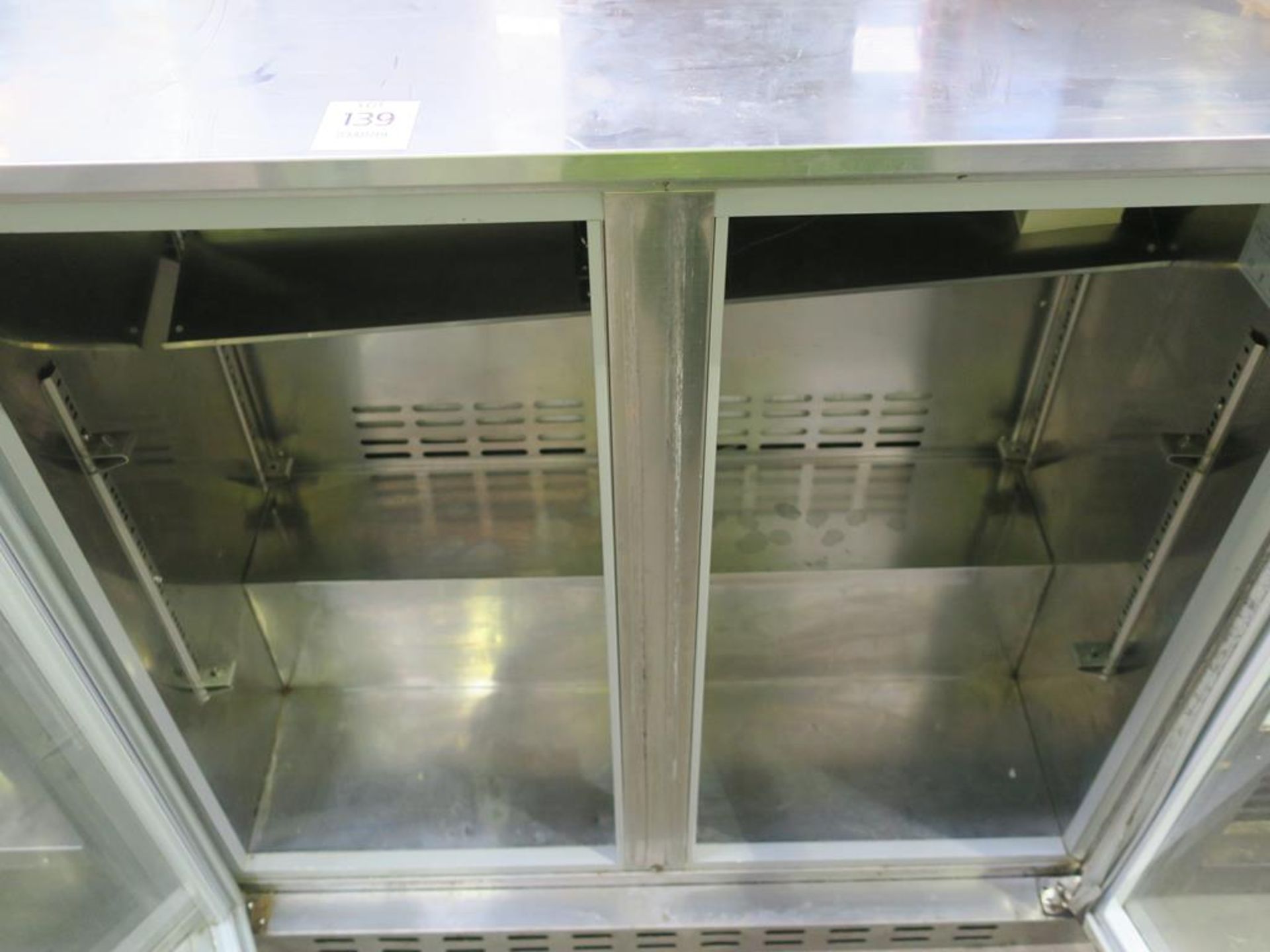 Two Door Display Chiller model BB2HSS (no shelves) - Image 2 of 3