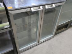 Two Door Display Chiller model BB2HSS (no shelves)