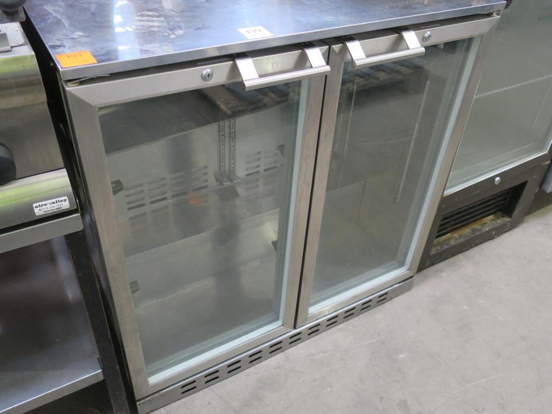 Two Door Display Chiller model BB2HSS (no shelves)