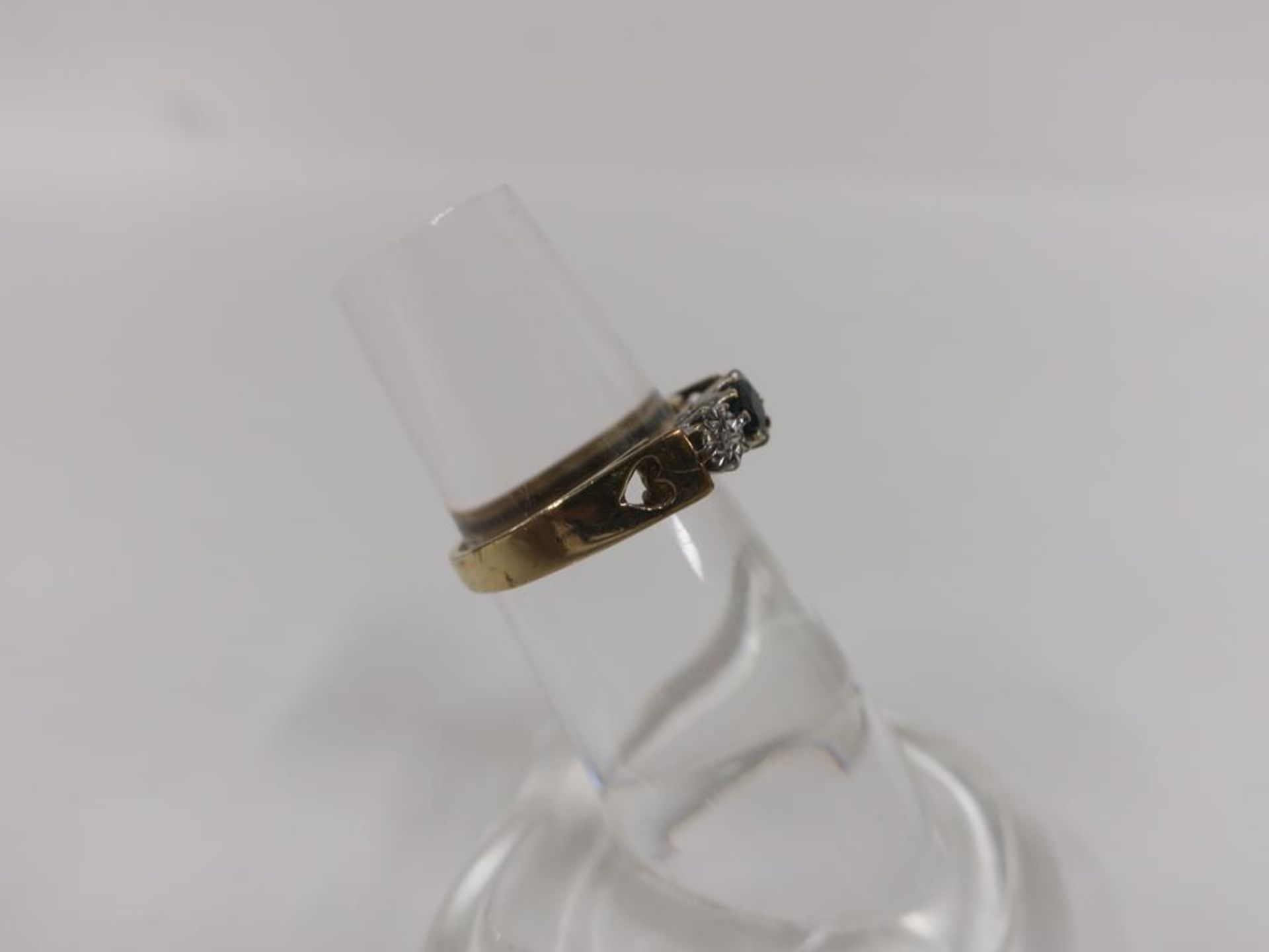 A 9ct Gold, Diamond and Topaz? Ring Size N (est £50-£80) - Image 2 of 3