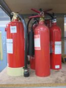 6 x Various Extinguishers