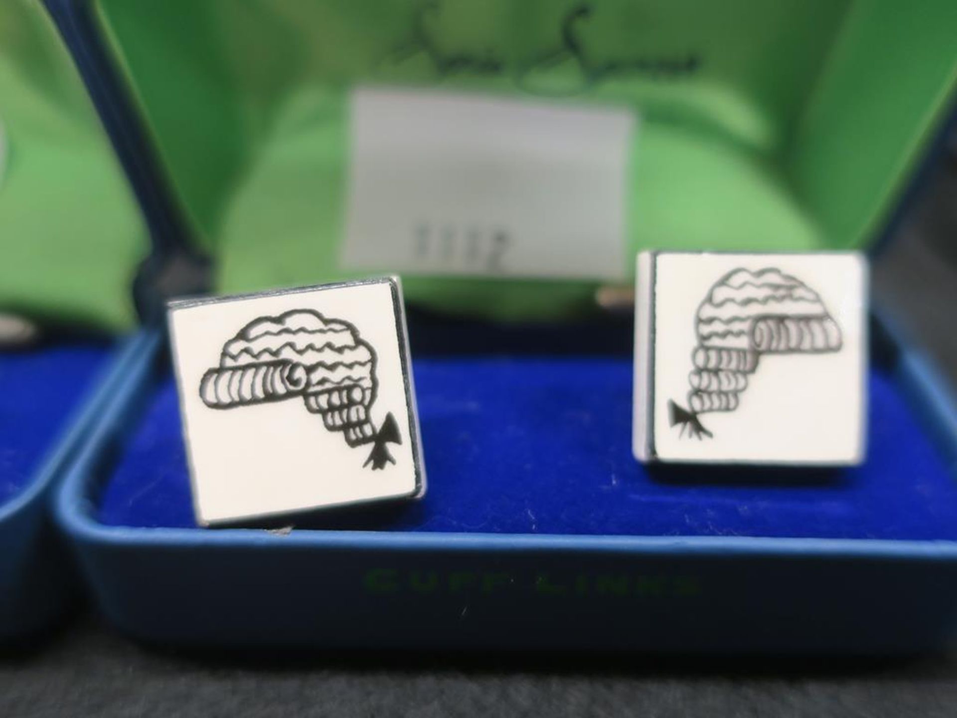 * 9 Pairs of Novelty Themed Cufflinks eg Golf, Union Flag, Good Luck etc (RRP c £200) - Image 9 of 11