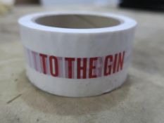 Box of 72 Rolls of ''To The Gin'' Fragile Tape