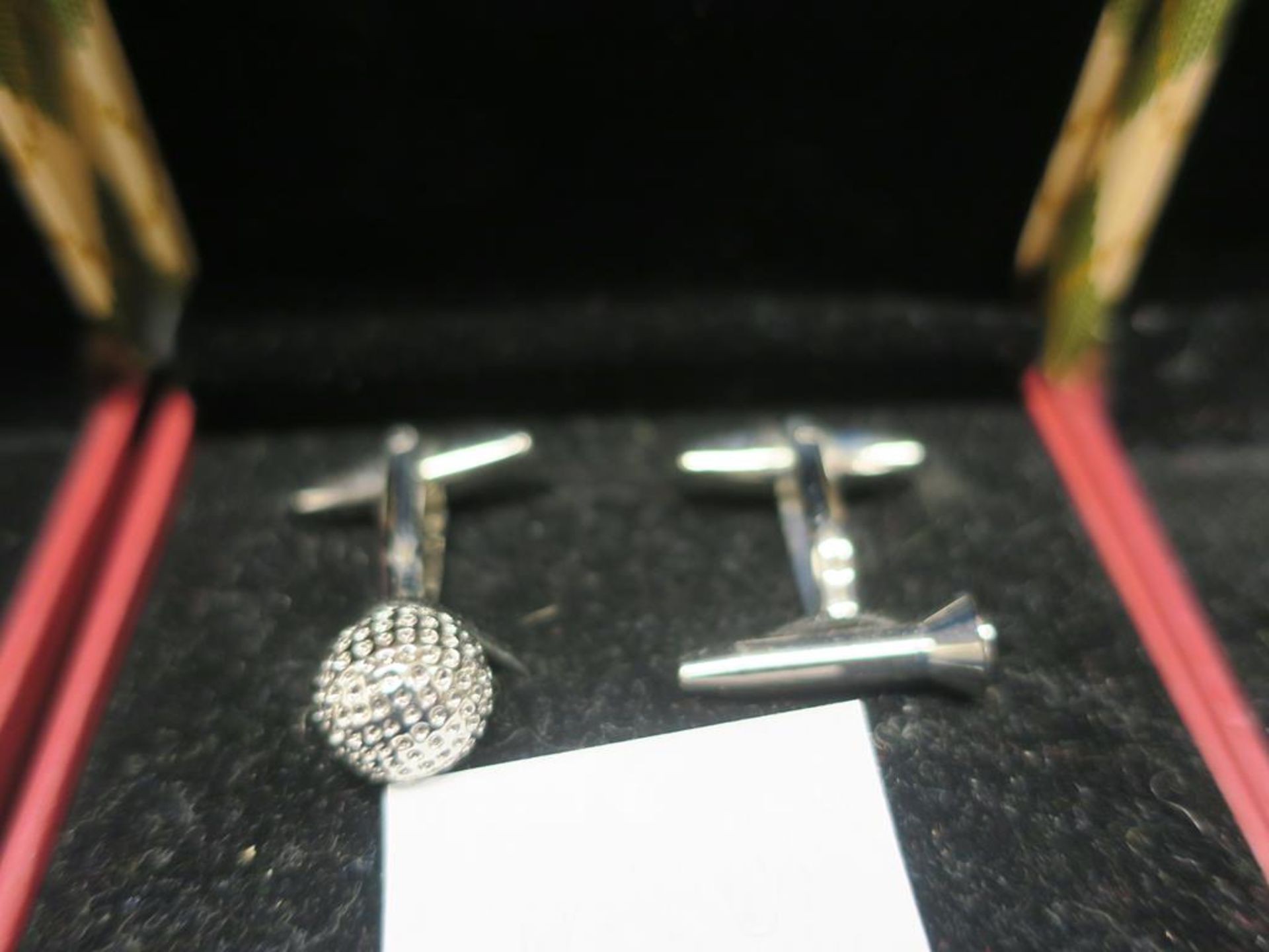 * 9 Pairs of Novelty Themed Cufflinks eg Golf, Union Flag, Good Luck etc (RRP c £200) - Image 4 of 11