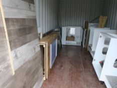* A Display Totam Unit complete with Inbuilt LG Flat Screen TV, together with 7 Carcass Units
