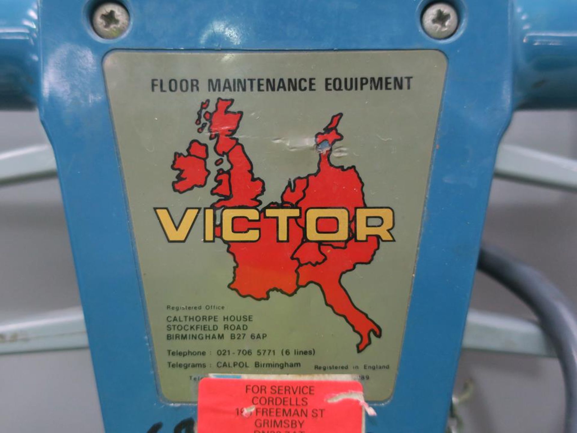 * Victor Contractor 240V Floor Scrubber - Image 2 of 3