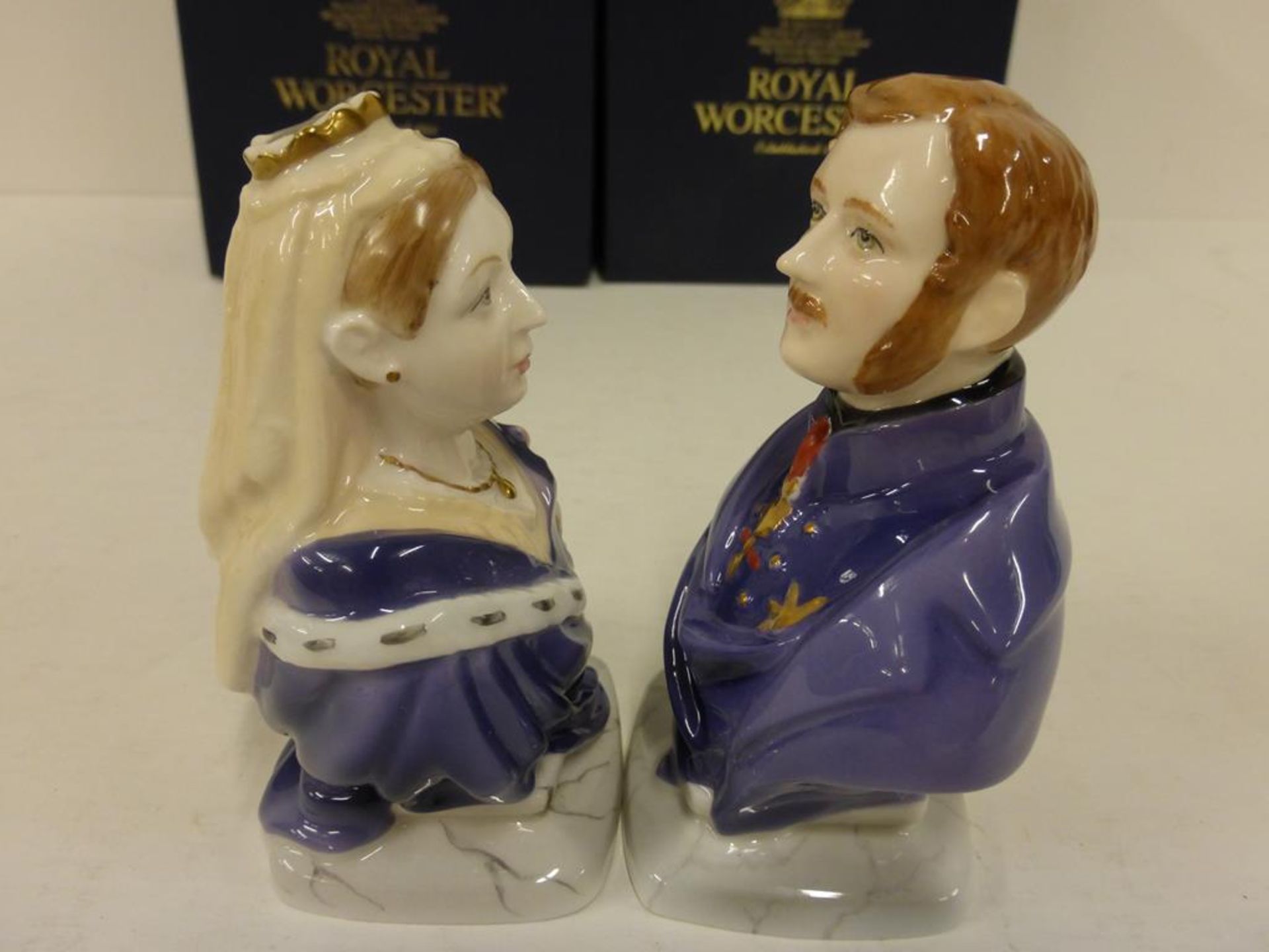 Two Royal Worcester Candle Snuffers - Queen Victoria and Prince Albert. Limited Edition of 500. - Image 6 of 8