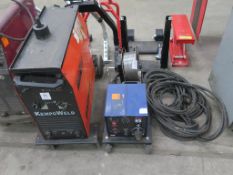 * Kempo Weld 4000 Welder and Rival RX Remote Mig Wire Feed Unit 3PH. Please Note there is a £5