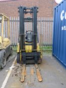* Hyster 1.50 Electric Forklift with duplex mast and side shift, GNB 2100 LP charger. Please note