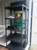 * A Quantity of Plastic Shelving, A Till System to include an I Pad Mini etc