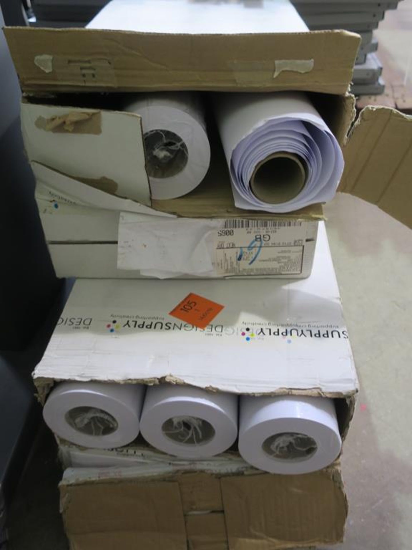 * A HP Design Jet 510 PS Printer comes with Two Part Boxes of Paper Reels - Image 5 of 5