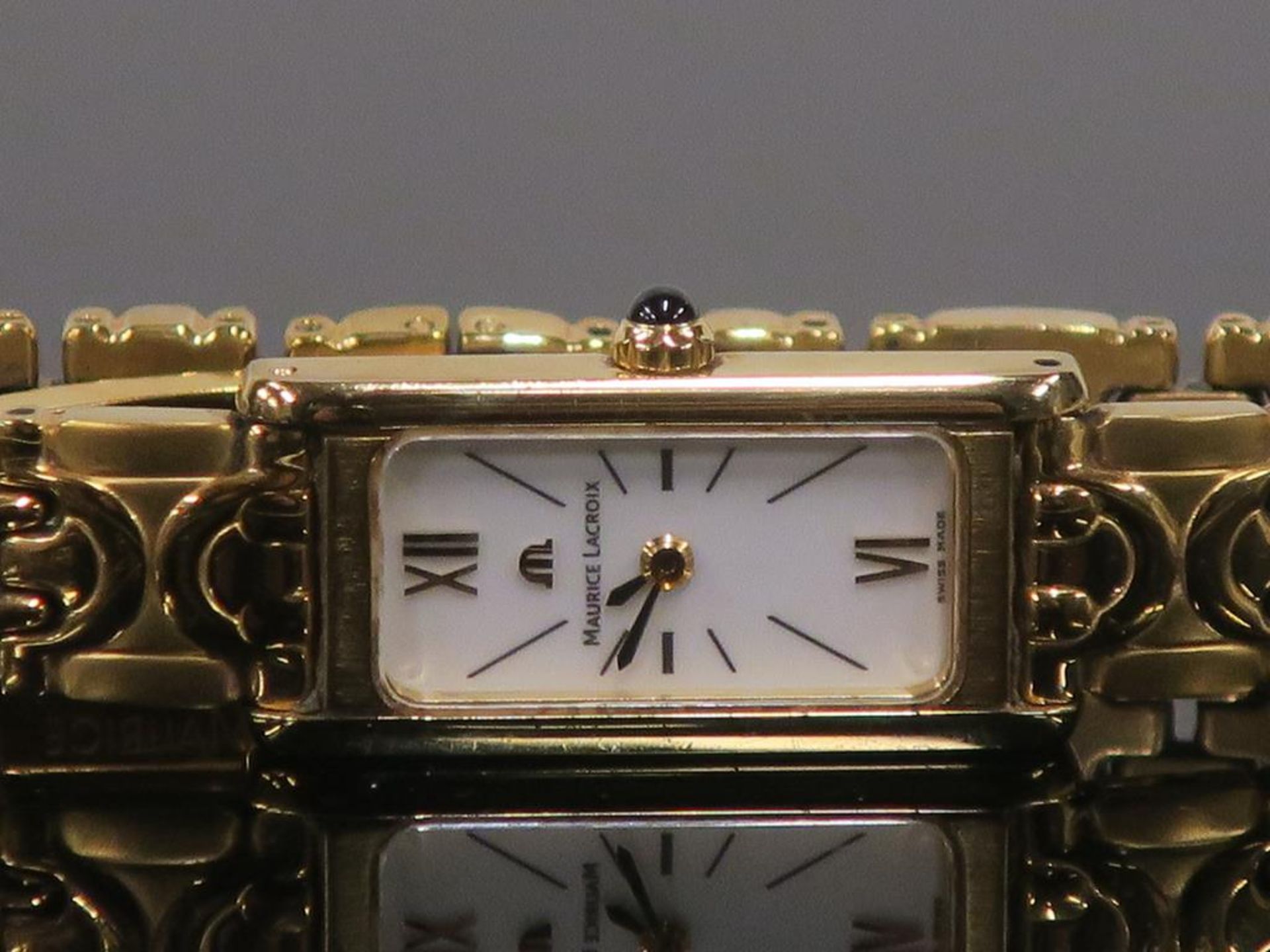 A boxed Maurice Lacroix Swiss made Gold Plated Ladies Watch (est £80-£100) - Image 3 of 4